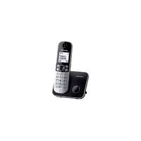 PANASONIC Telefon, vezeték nélküli, PANASONIC "KX-TG6811PDB", fekete