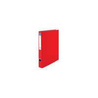 VICTORIA OFFICE Gyűrűs könyv, 2 gyűrű, 35 mm, A4, PP/karton, VICTORIA OFFICE, piros