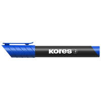 KORES Alkoholos marker, 3-5 mm, kúpos, KORES "K-Marker", kék