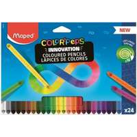 MAPED Színes ceruza készlet, háromszögletű, MAPED "Color`Peps INFINITY", 24 különböző szín
