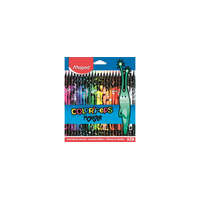 MAPED Színes ceruza készlet, háromszögletű, MAPED "Color`Peps Monster" 24 különböző szín