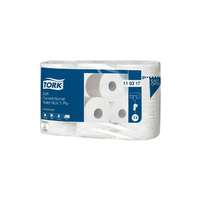 TORK Toalettpapír, T4 rendszer, 3 rétegű, 12 cm átmérő, Premium, TORK "Soft", fehér