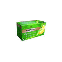 TWININGS Zöldtea, 25x1,6 g, TWININGS "Green Tea & Lemon"