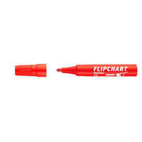 ICO Flipchart marker, 1-3 mm, kúpos, ICO "Artip 11", piros