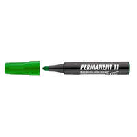 ICO Alkoholos marker, 1-3 mm, kúpos, ICO "Permanent 11", zöld