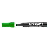 ICO Alkoholos marker, 1-4 mm, vágott, ICO "Permanent 12", zöld