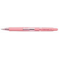 PENAC Golyóstoll, 0,7 mm, nyomógombos, rózsaszín tolltest, PENAC "SleekTouch", kék