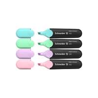 SCHNEIDER Szövegkiemelő készlet, 1-5 mm, SCHNEIDER "Job Pastel", 4 különböző pasztell szín