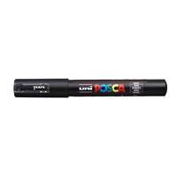 UNI Dekormarker, 0,7 mm, UNI "Posca PC-1MR", fekete