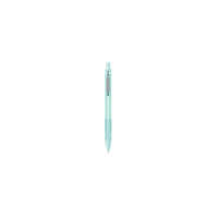 ZEBRA Golyóstoll, 0,27 mm, nyomógombos, zöld tolltest, ZEBRA "Z-Grip Pastel", kék
