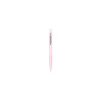 ZEBRA Golyóstoll, 0,27 mm, nyomógombos, rózsaszín tolltest, ZEBRA "Z-Grip Pastel", kék