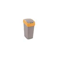 CURVER Billenős szelektív hulladékgyűjtő, műanyag, 45 l, CURVER, sárga/szürke