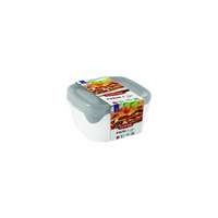 CURVER Ételtartó doboz szett CURVER Fresh&Go szögletes műanyag 3 db-os 3x0,8L szürke