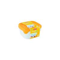 CURVER Ételtartó doboz szett CURVER Fresh&Go szögletes műanyag 3 db-os 3x0,8L sárga