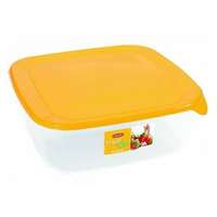 CURVER Ételtartó doboz CURVER Fresh&Go szögletes műanyag 2,9L sárga