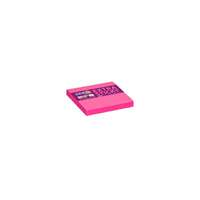 STICK N Öntapadó jegyzettömb STICK`N extra erős 76x76mm neon rózsaszín 90 lap
