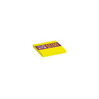 STICK N Öntapadó jegyzettömb STICK`N extra erős 76x76mm neon sárga 90 lap