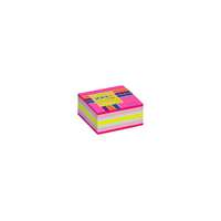 STICK N Öntapadó jegyzettömb STICK`N 51x51mm neon rózsaszín mix 250 lap