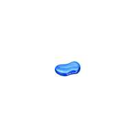 FELLOWES Egéralátét géltöltésű csuklótámasszal FELLOWES Crystal mini kék