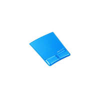 FELLOWES Egéralátét géltöltésű csuklótámasszal FELLOWES Health-V Crystal kék