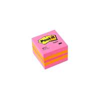 Post-it Öntapadós jegyzet 3M Post-it LP2051P 51x51mm mini kocka vegyes pink 400 lap