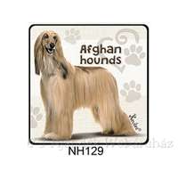  Afghan Hound kutyás hűtőmágnes