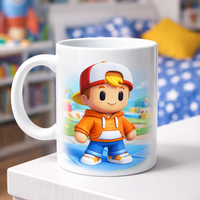 Ajándékbor Kft Vidám Gamer Bögre – Játékos Figura Mintával Egyedi Ajándék Gyerekeknek