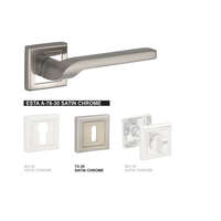 Bussare BUSSARE Esta négyzetrozettás A-76-30 szatén-fényes króm BB