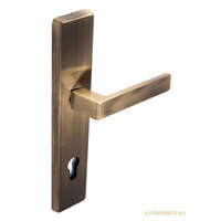 Nestori Italy Parisienne Biztonsági Antik Súrolt Felület 90 mm PZ Kilincs/Kilincs