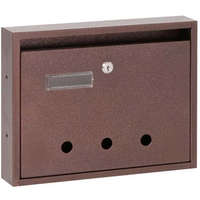 Gomboss/Perfekto Lépcsőházi Postaláda (MONACO) 310Mm X 230Mm X 60Mm lefele nyíló BRONZ