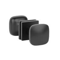 APRILE Gomb Kétoldalú APRILE QUERCA Q SLIM 7MM BK - Fekete - Fix/Forgó