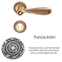 Linea Cali Linea Cali Aisha francia króm díszes rozettás kilincsgarnitúra 1650 RB 115 NF