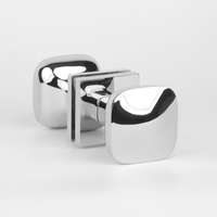 APRILE Gomb STILE KIAMA Q SLIM 7MM LC - Fényes króm - Fix /Fix