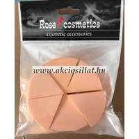 Rose Cosmetics Rose Cosmetics Kozmetikai szivacs 6 db-os natúr színű háromszőg alakú