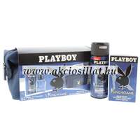 Playboy Playboy King Of The Game férfi piperetáskás ajándékcsomag
