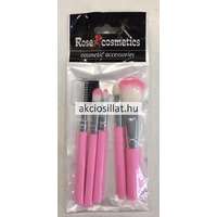 Rose Cosmetics Rose Cosmetics Sminkecset Készlet kicsi RÓZSASZÍN 5db-os