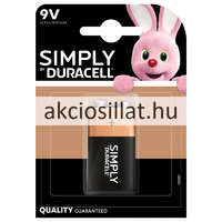 Duracell Duracell Simply 9V Alkaline elem 1db