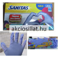 Sanitas Sanitas Nitril és Vinil Lila kesztyű latex és púdermentes M méret 80 db