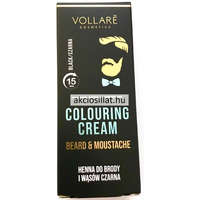 Vollaré Vollaré Colouring Cream Black szakáll és bajusz színező krém Fekete 15ml + 15ml