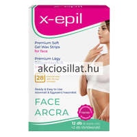 X-Epil X-Epil Prémium Lágy Gélgyantacsíkok érzékeny bőrre ARCRA 12 db