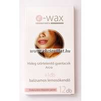 E-Wax E-Wax hideggyanta szőrtelenítő csík arcra érzékeny bőrre 12db + 1db lemosókendő