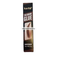 Karité Karité The Brow Glue Dark Brown Szemöldökformázó 5g