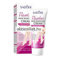 Sadoer Sadoer Flawless Hair Removal Cream Rose & Vitamin E szőrtelenítő krém 100g