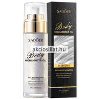 Sadoer Sadoer Body Highlighter Oil #01 Silver Csillámos Testápoló olaj 85ml