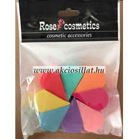 Rose Cosmetics Rose Cosmetics Kozmetikai szivacs 8 db-os színes csepp alakú