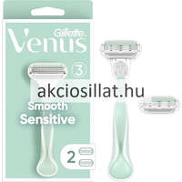 Gillette Gillette Venus Smooth Sensitive borotvakészülék + 2 betét (Zöld)