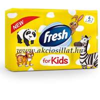 Fresh Fresh Kids 3 rétegű illatos papírzsebkendő 6x10db