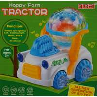 Happy farm tractor világítós zenélős önműködő autó No.LD-127A - Gyerek játék