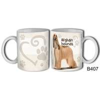  Bögre B407 Afgan hounds kutya - Állatos bögre