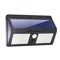 Vezeték nélküli Napelemes 40 LED fali lámpa fény-mozgásérzékelős - Vékony